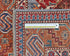 3x5 Gray Kazak Afghan Hand Knotted Geometric Wool Area Rug